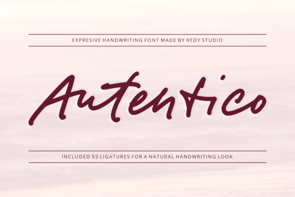 Autentico: A Handwritten Font That Brings Warmth to Editorial Design