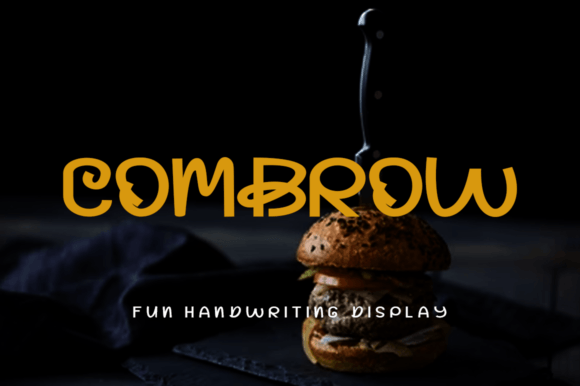 Combrow: A Cute Handwriting Font for Modern Crafters and Makers