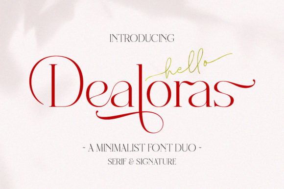Dealoras Trio: A Web Designer’s Font for Elegant Digital Branding