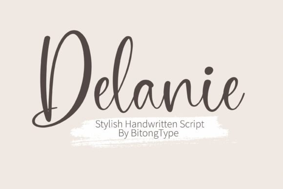 Delanie: A Refined Script Font That Elevates Small Business Branding