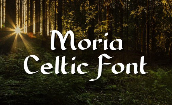 Elegant Craft Typography with the Moria Script Font