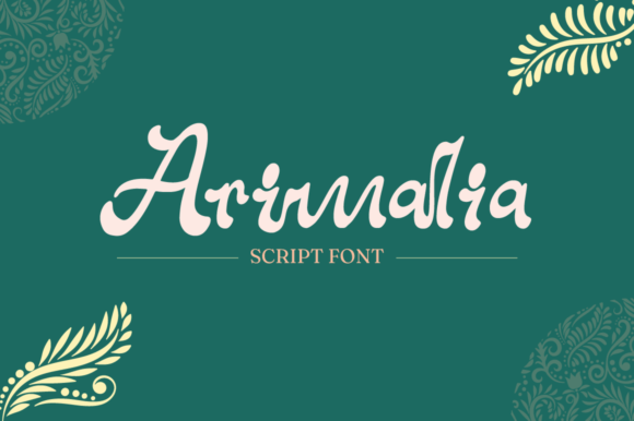 Elegant Script Design with Arimalia Font for Makers & Creative Sellers