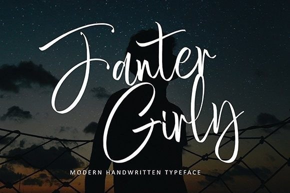 Fanter Girly: A Fresh Script Font for Digital Branding and Web Design