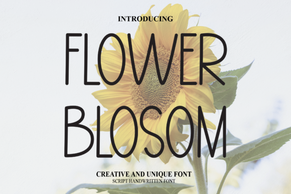 Flower Blosom: A Delicate Handwritten Font for Modern Web Design