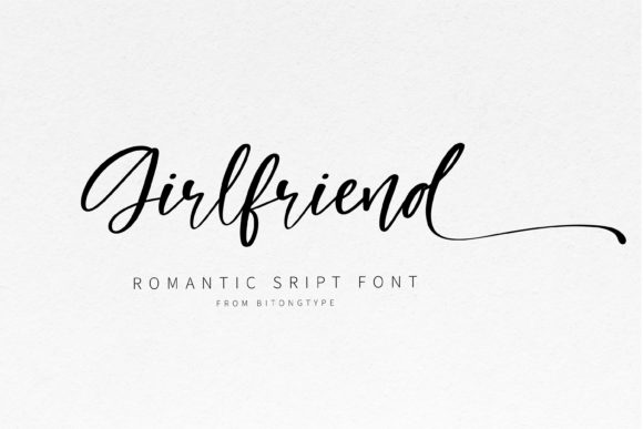 Girl Friend: A Delicate Script Font for Handmade Labels, Invitations & More