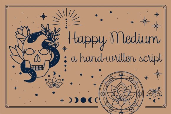Happy Medium: A Handwritten Font That Brings Personality to Every Product