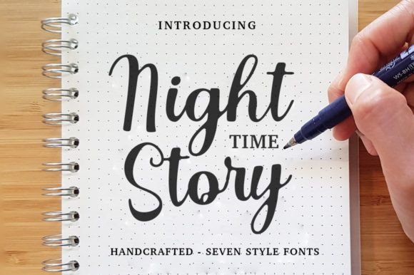 How Night Time Story Font Elevates Campaign Visuals with Class and Clarity