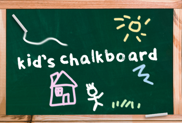 Kids Chalkboard: A Stylish Font for Small Business Branding