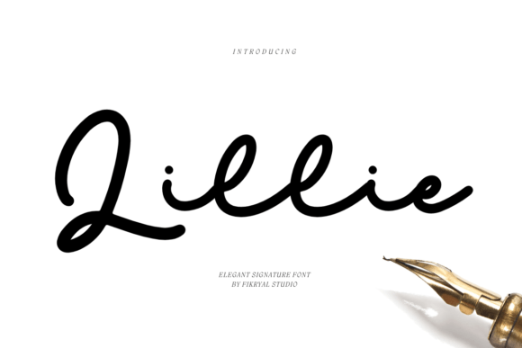 Lillie: A Luxurious Script Font for Elegant Editorial Design