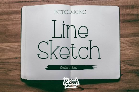 Line Sketch: A Handwritten Font for Editorial Design and Digital Publishing