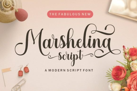 Marshelina: A Luxurious Script Font for Elegant Web Design