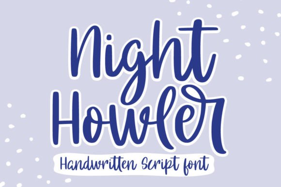 Night Howler: A Stylish Handwritten Font for Modern Web Design