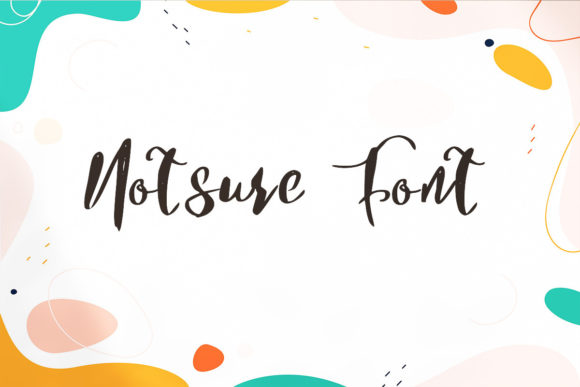 Notsure Font: Elevating Web Design with Elegant Script Typography