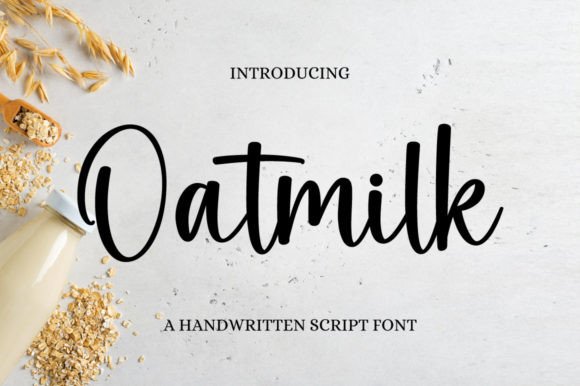 Oatmilk: A Delicate Script Font for Modern Web Design
