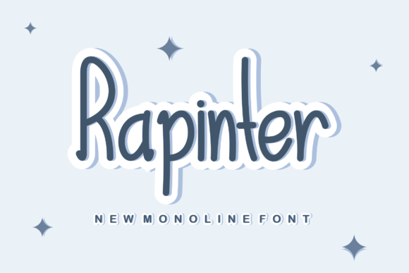 Rapinter: The Handwritten Font That Elevates Digital Marketing Visuals