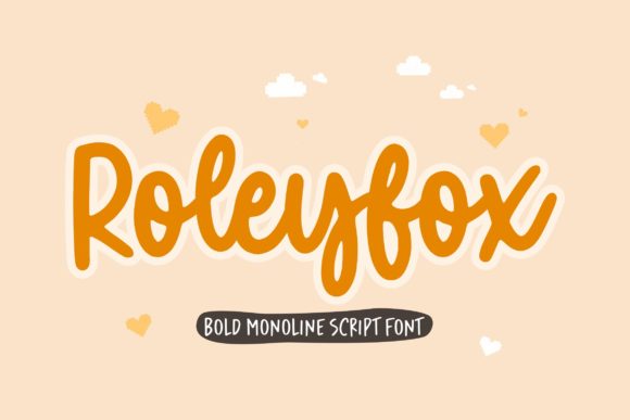 Roleyfox: A Delicate Handwritten Font for Crafters and Product Designers