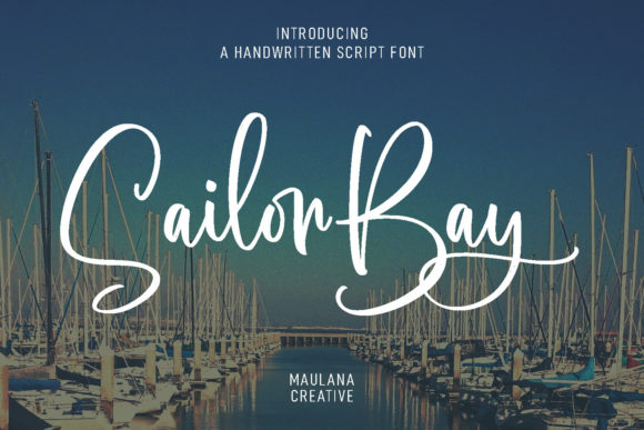 Sailor Bay: A Delicate Script Font for Handmade Labels, Invitations, and Creative Packaging