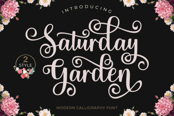 Saturday Garden: A Sweet Script Font for Modern Marketing Campaigns