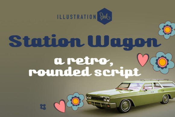 Station Wagon Font: A Retro Script Font That Elevates Brand Campaigns