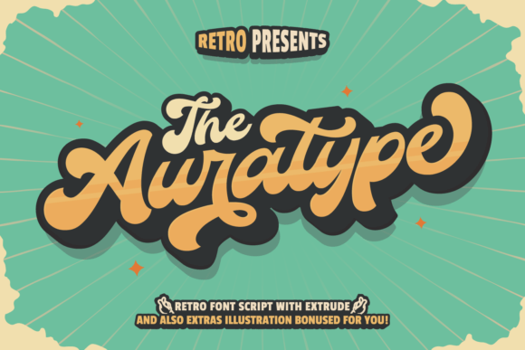 The Auratype: A Retro Typeface for Modern Brand Design