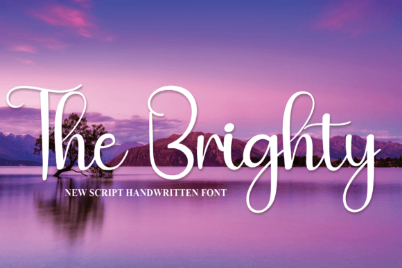 The Brighty: A Charming Handwritten Font for Modern Web Design