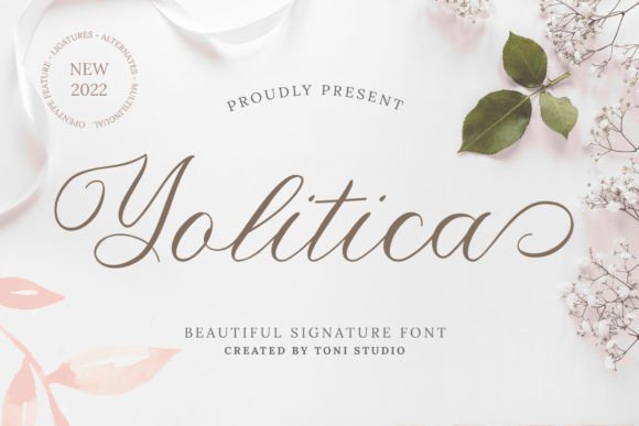 Yolitica: A Modern Script Font for Elegant Editorial Design
